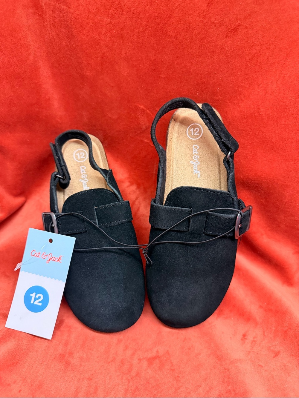 Cat & Jack Black Women's Slingback Loafers
